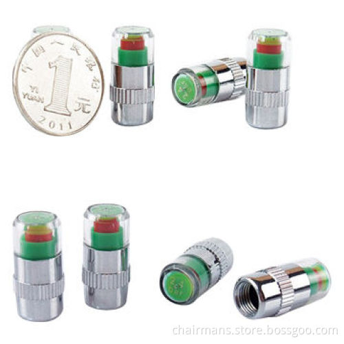 Automobile/Visual Tire Pressure Warning Caps with 2.4cm Height, High-precision, Imported Material